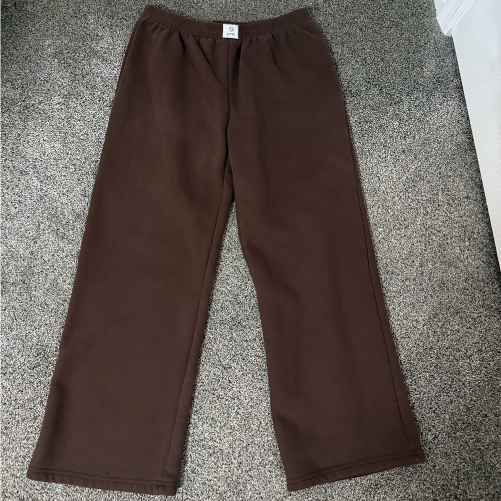 Parke Boxer Fleece Sweatpants Brown XL